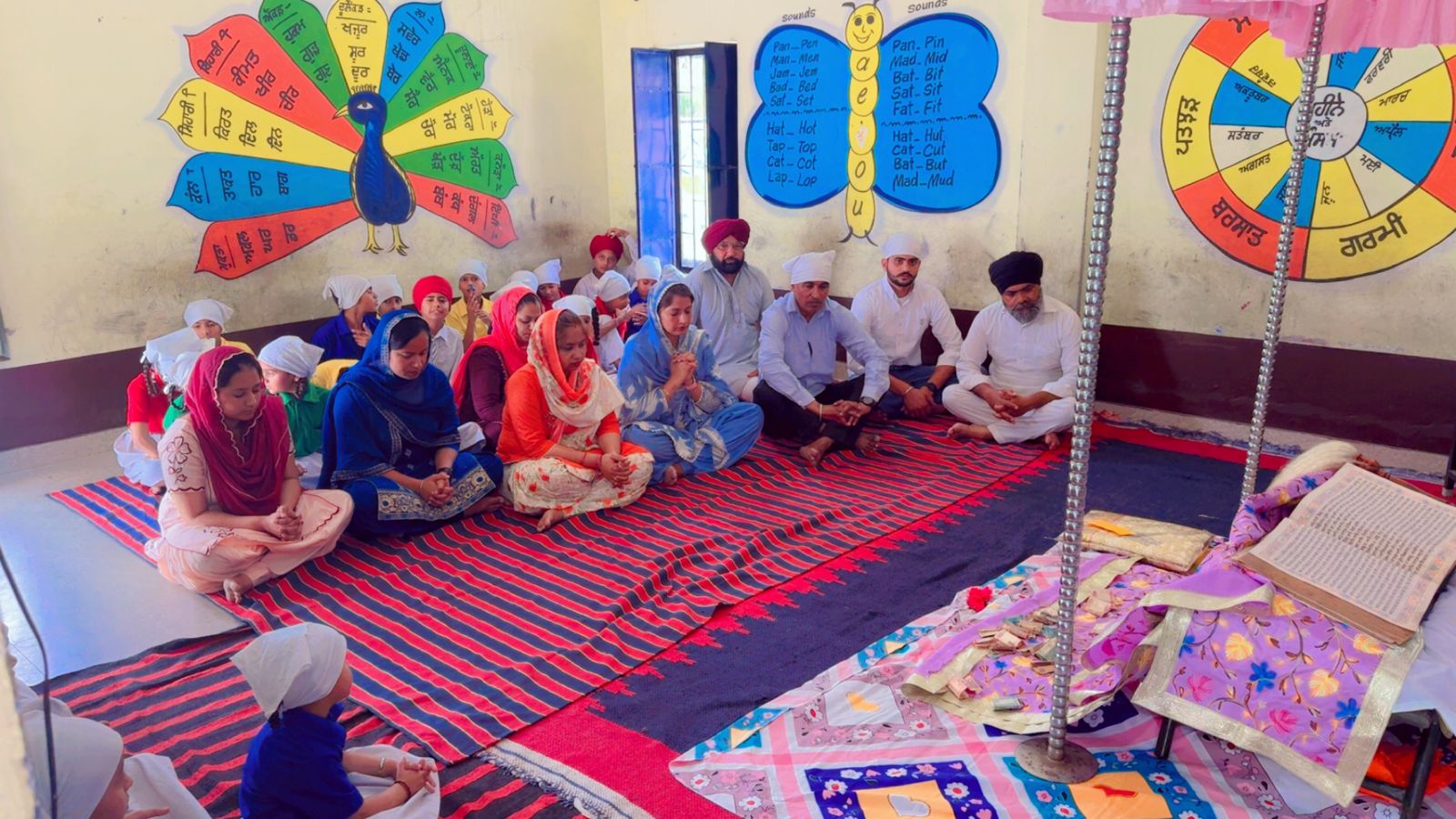 A function was organized at Government Primary School Bhunno on the occasion of the commencement of the academic session 2025-26.